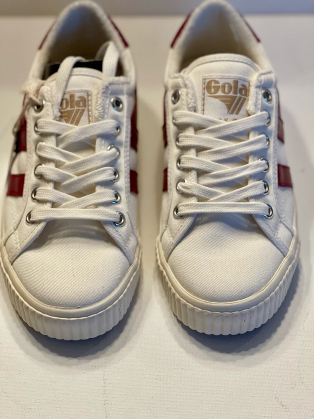 NIB GOLA VEGAN CLASSICS WOMENS TENNIS MARK COX SNEAKERS SIZE 5 - Picture 6 of 12